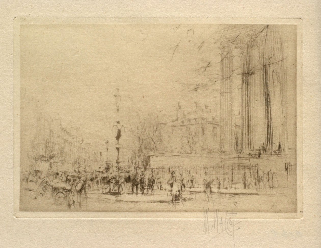 La Madeleine, Parijs door William Walcot