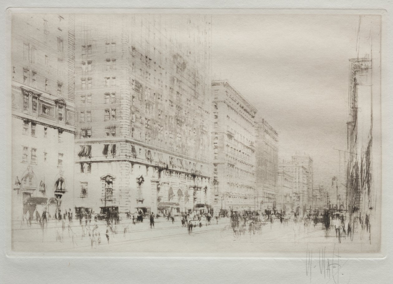 Park Avenue, New York door William Walcot