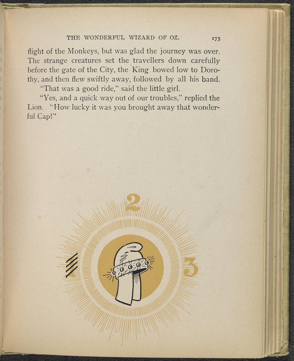 Illustratie uit "De wonderbaarlijke tovenaar van Oz" door Lyman Frank Baum door William Wallace Denslow