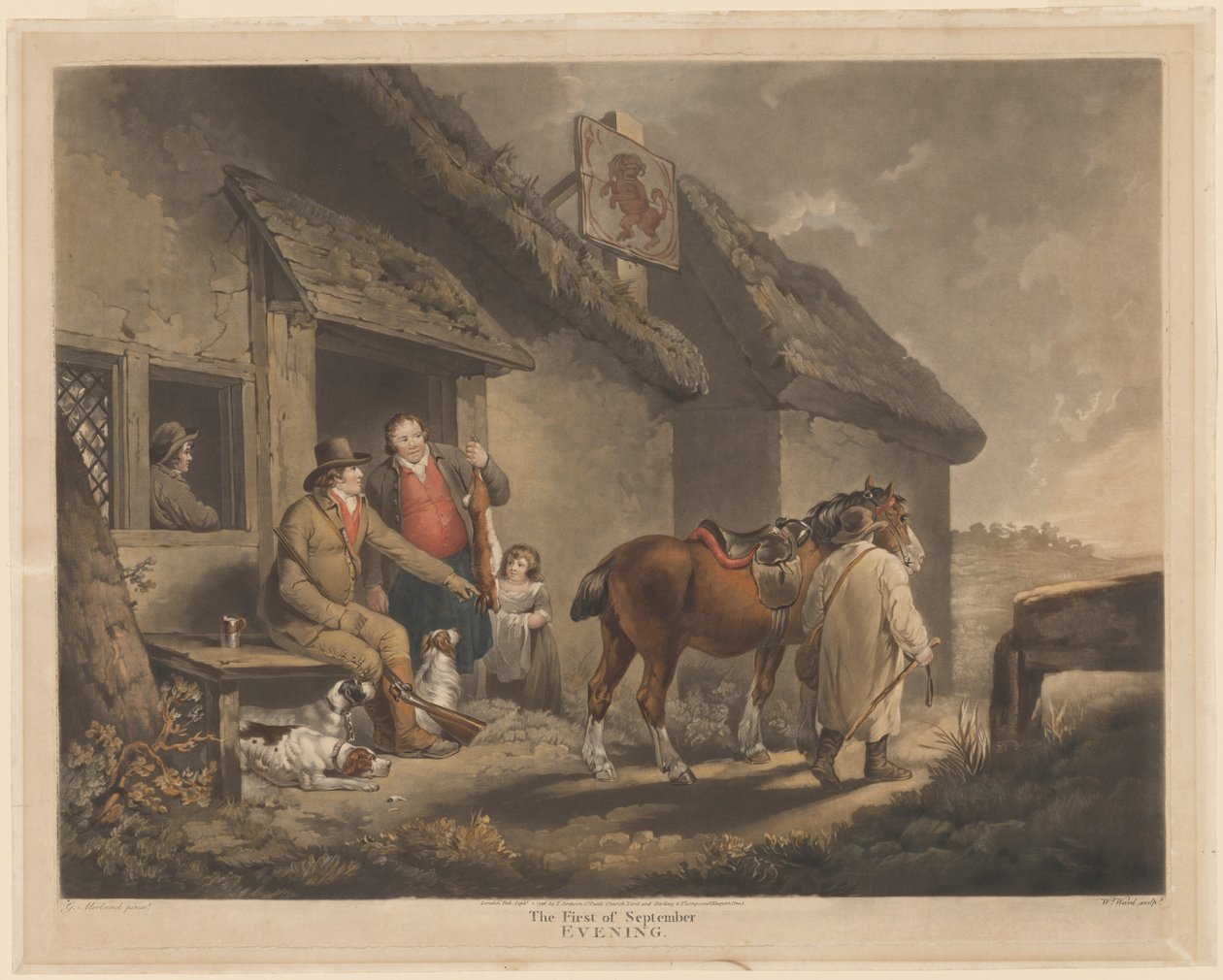 De Eerste September, Avond door William Ward after George Morland