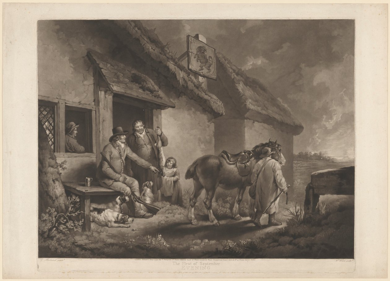 De Eerste van September, Avond door William Ward after George Morland