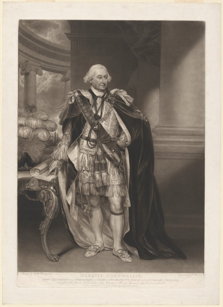Lord Cornwallis door William Ward after Sir William Beechey