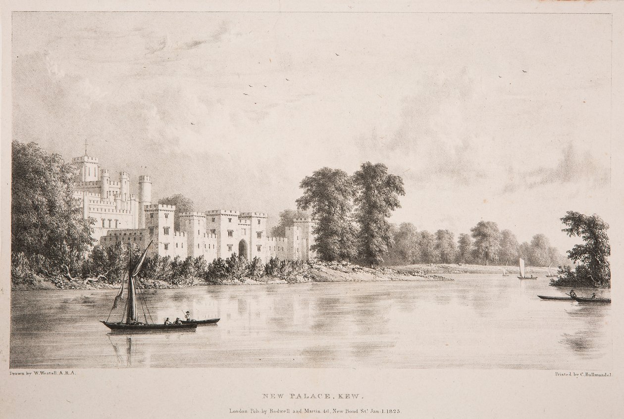 Nieuw Paleis, Kew door William Westall