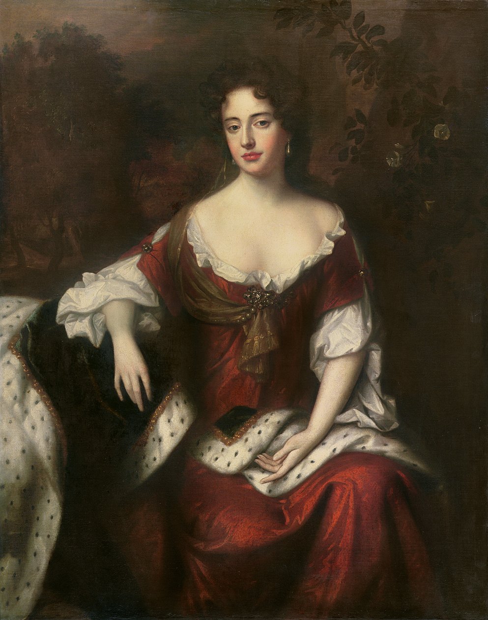 Portret van Anne, Koningin van Groot-Brittannië en Ierland door William Wissing or Wissmig