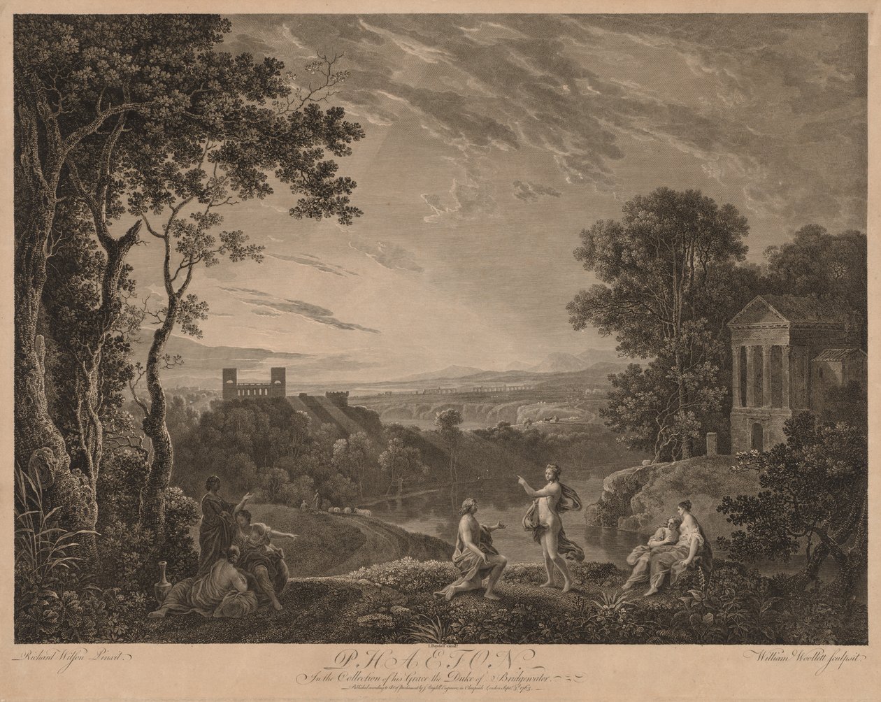 Phaeton, 1763 door William Woollett