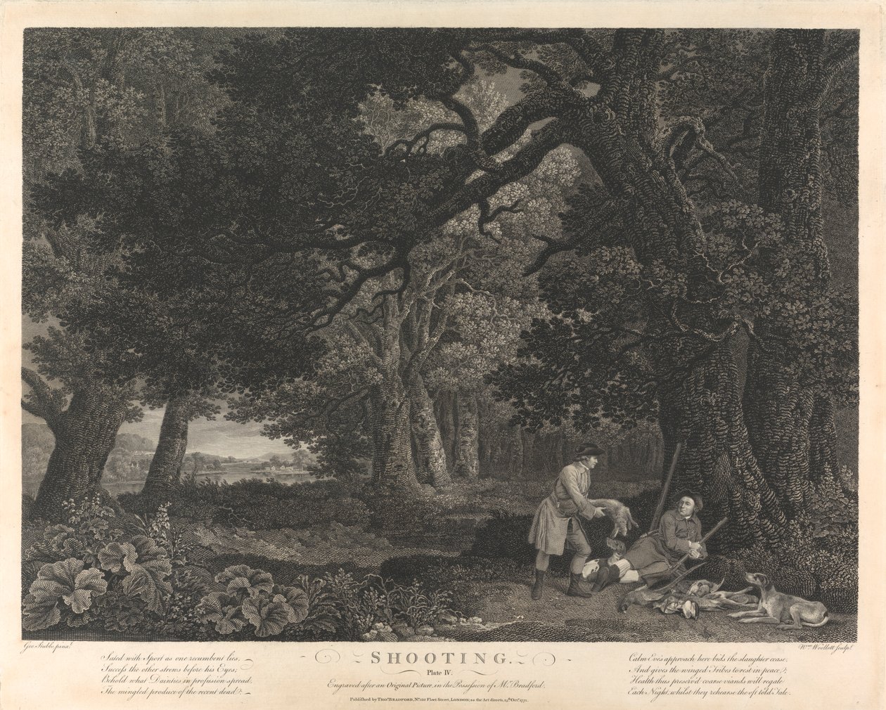 Schieten, Plaat IV door William Woollett