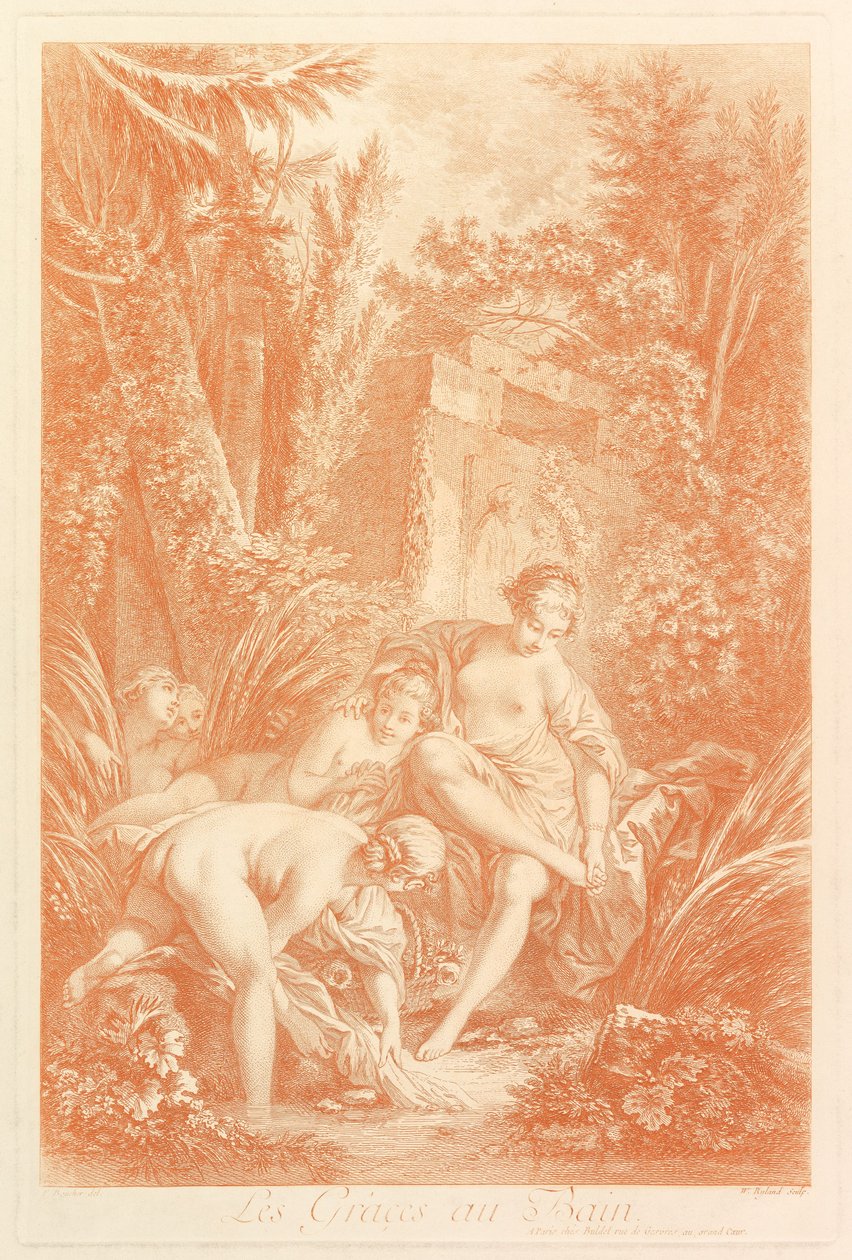 De Gratiën in het bad door William Wynne Ryland