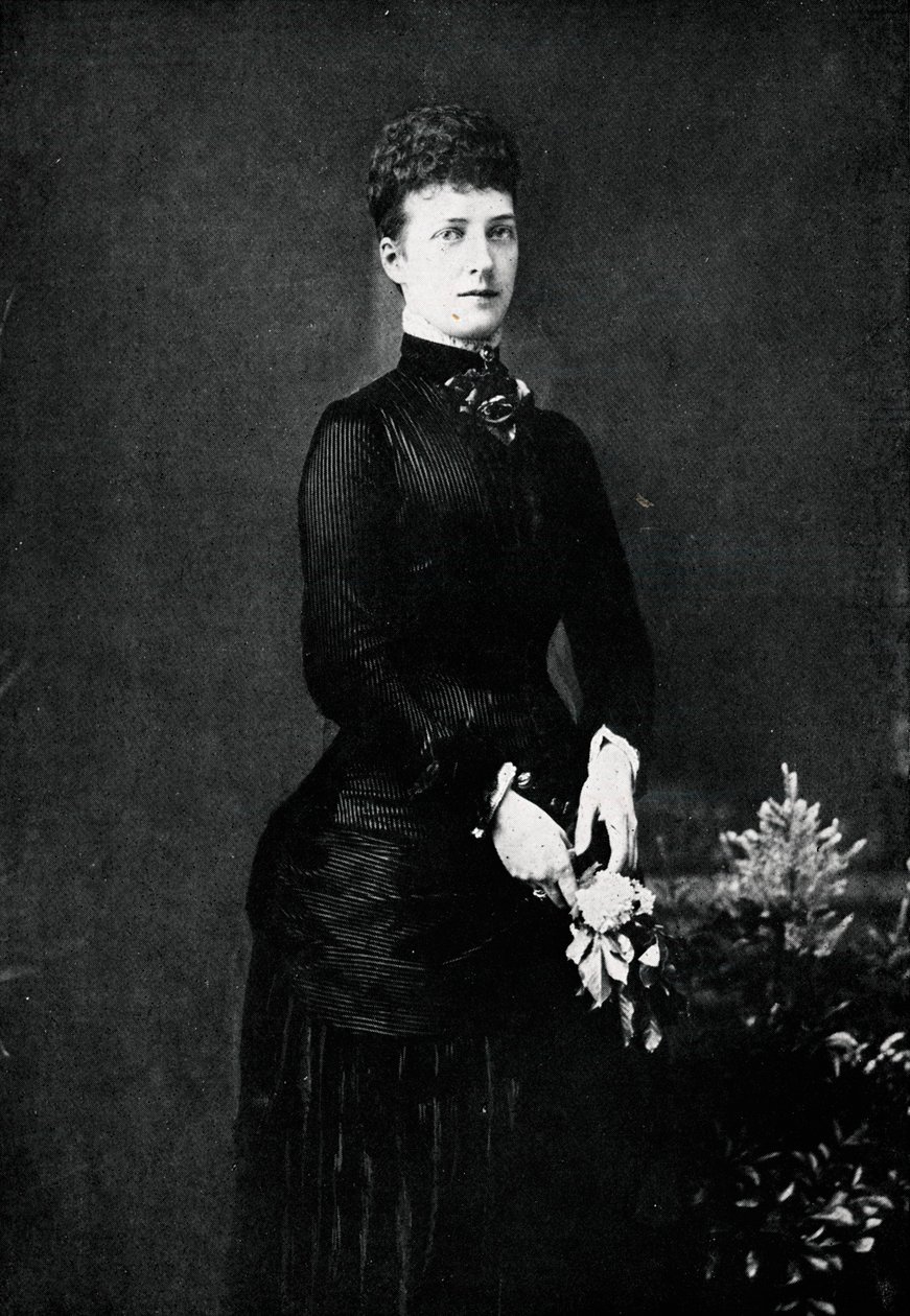 Koningin Alexandra in het jaar van haar zilveren huwelijk, 1888 1911 door William and Daniel Downey