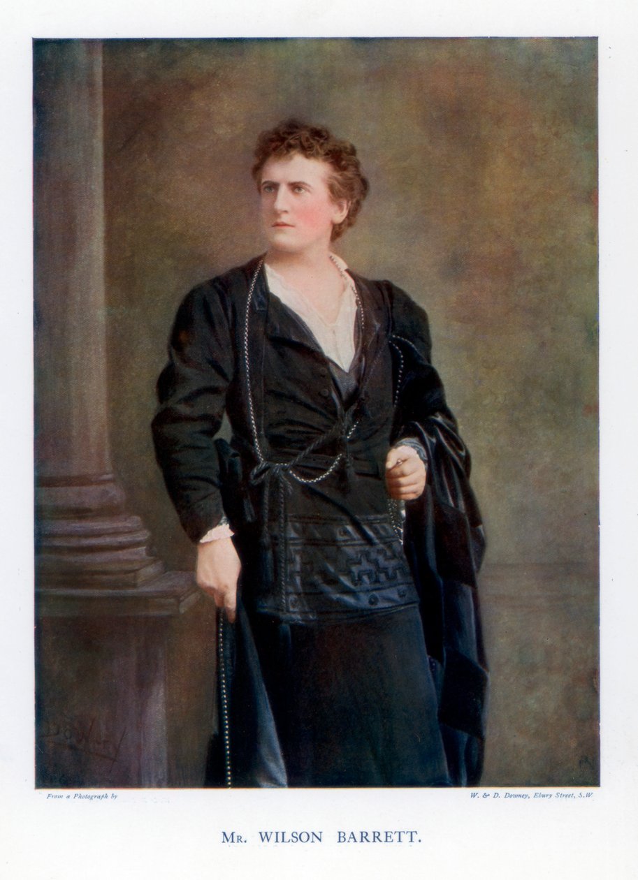 Wilson Barrett, Engelse acteur, manager en toneelschrijver, 1901 door William and Daniel Downey