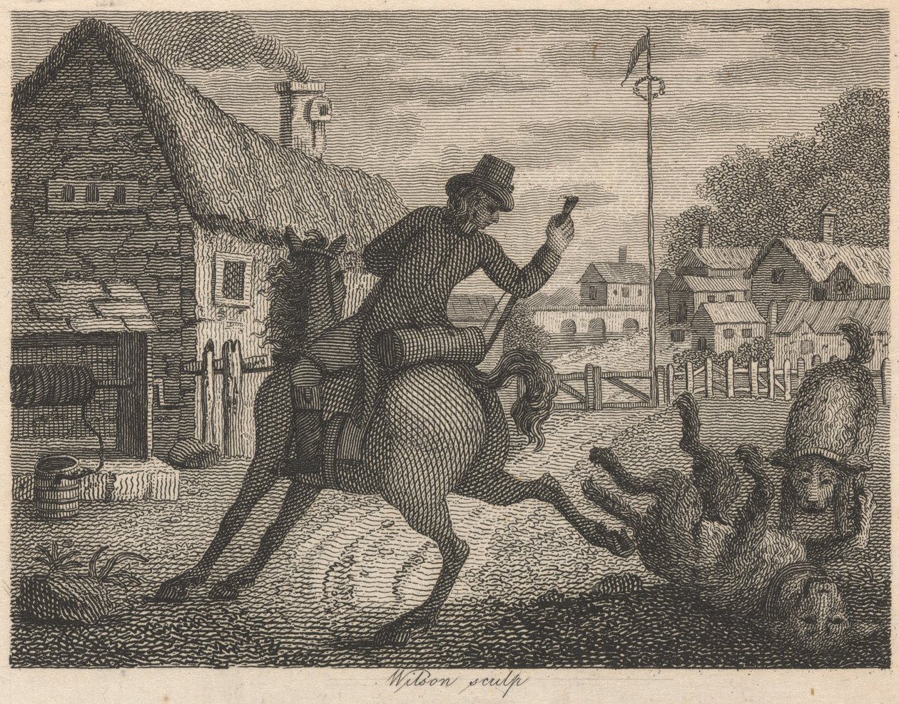 De bastaardhond, het paard en de herdershond door Wilson