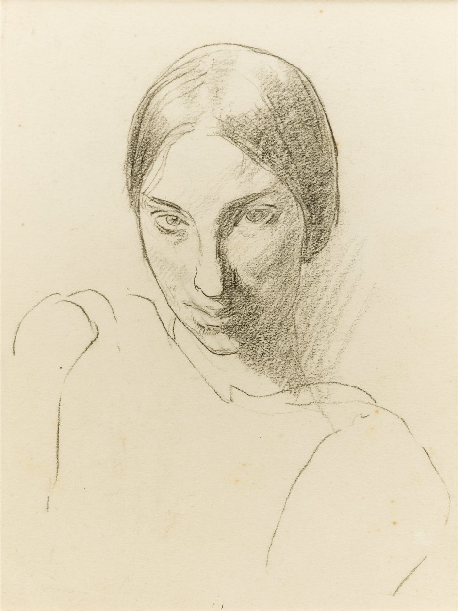 Zelfportret, ca. 1923 door Winifred Knights