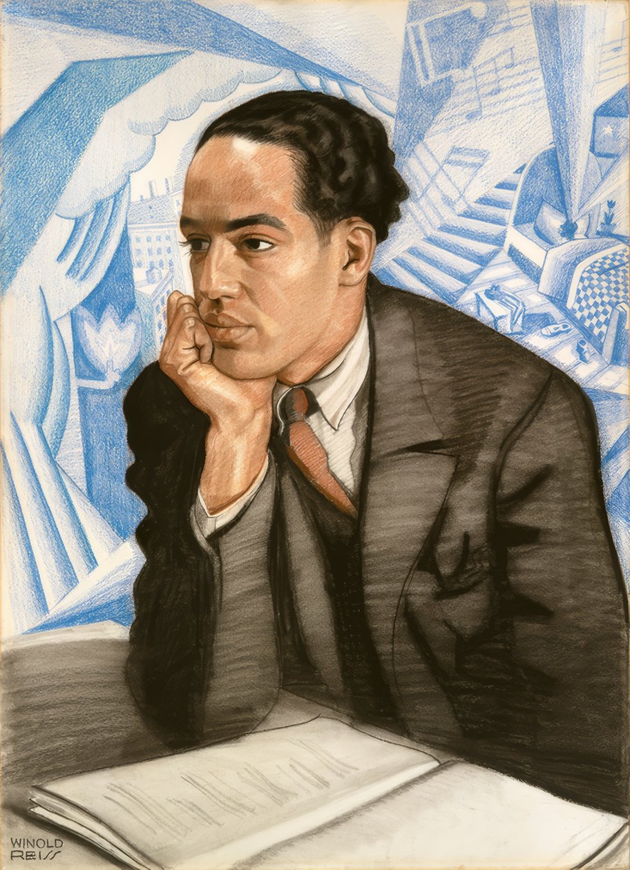 Langston Hughes door Winold Reiss