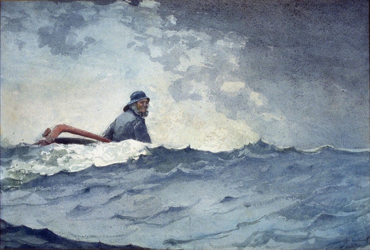 Een Zwelling van de Oceaan door Winslow Homer