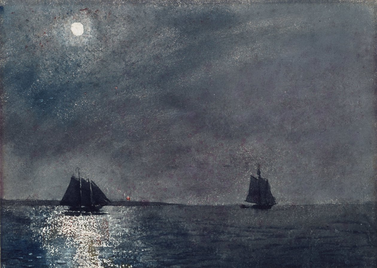 Eastern Point Licht door Winslow Homer