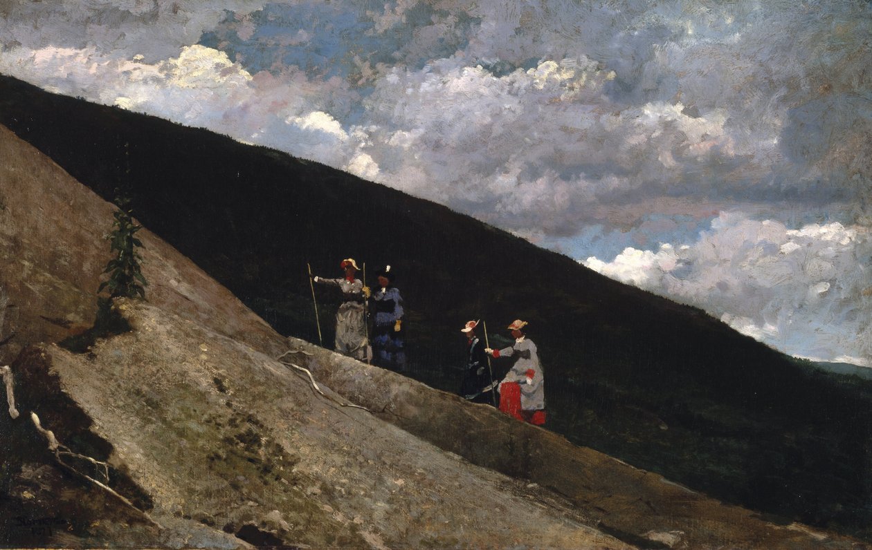 In de Bergen door Winslow Homer