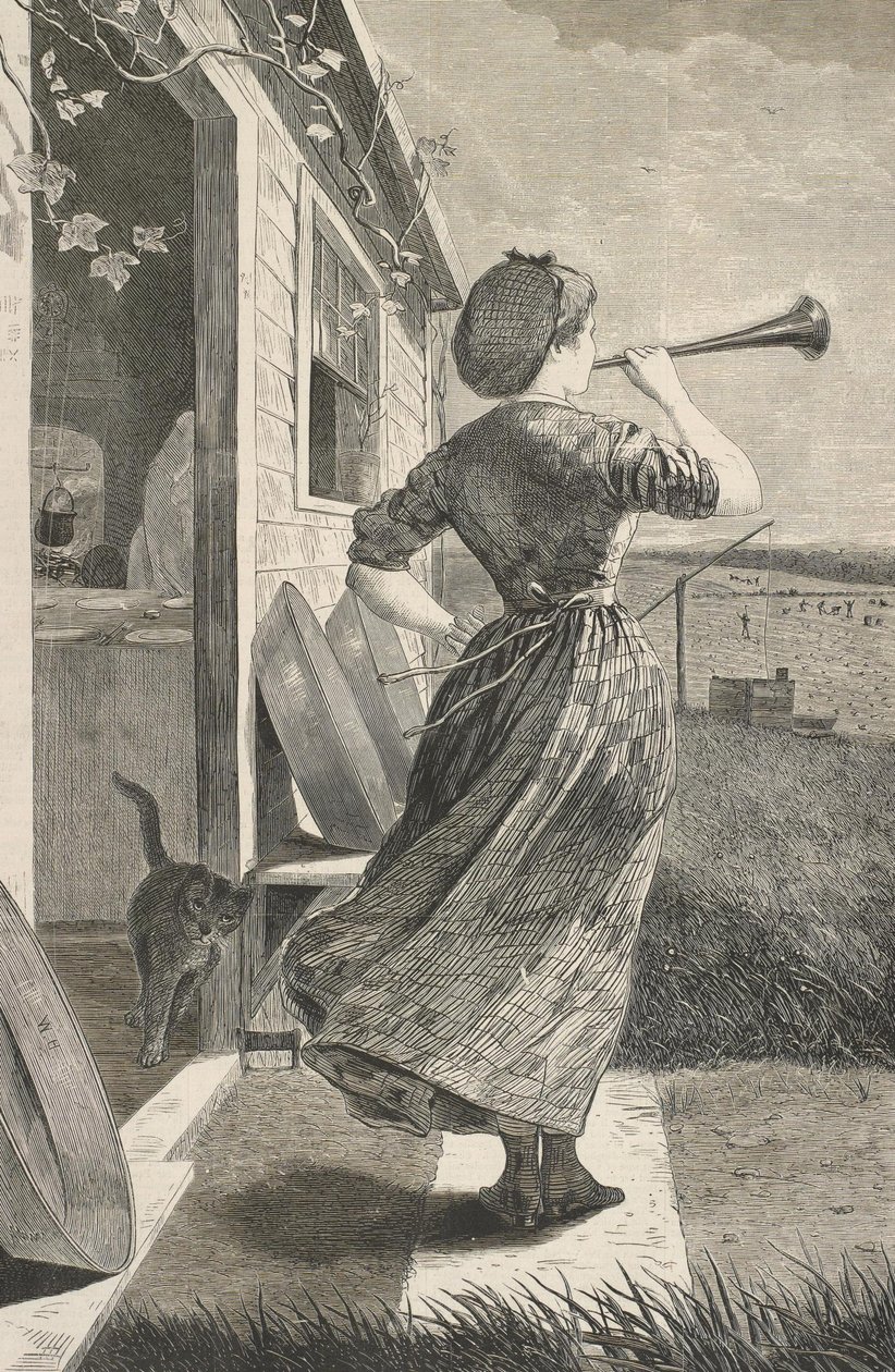 De Dinerhoorn door Winslow Homer