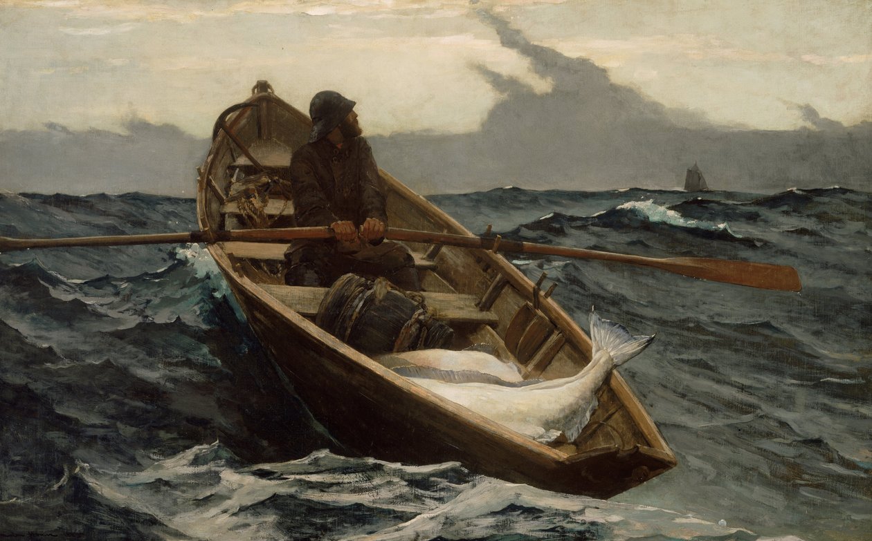 De mistwaarschuwing door Winslow Homer
