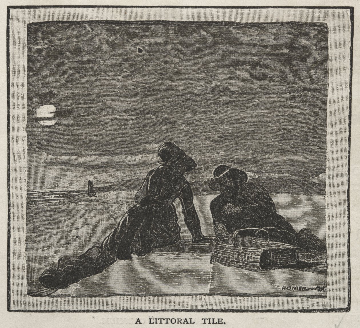 Een kusttegel door Winslow Homer