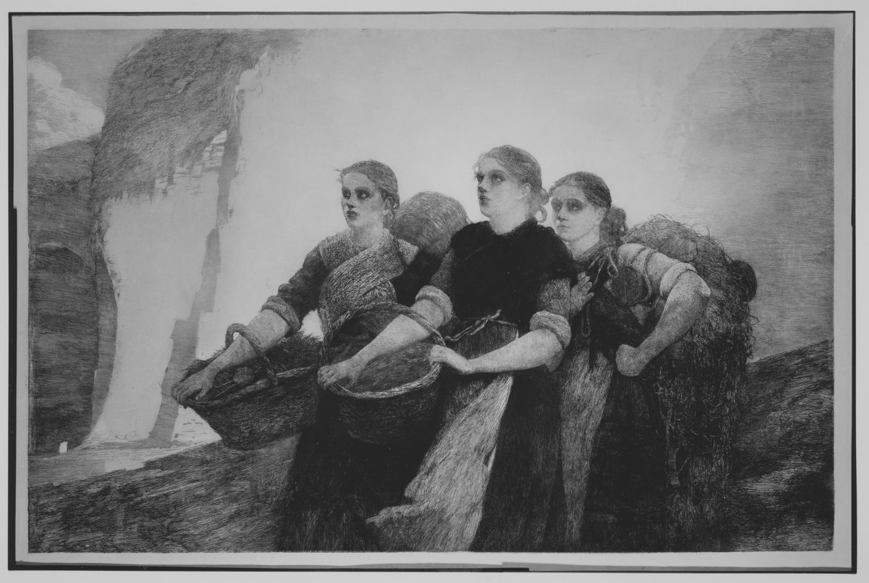 Een stem vanaf de kliffen door Winslow Homer