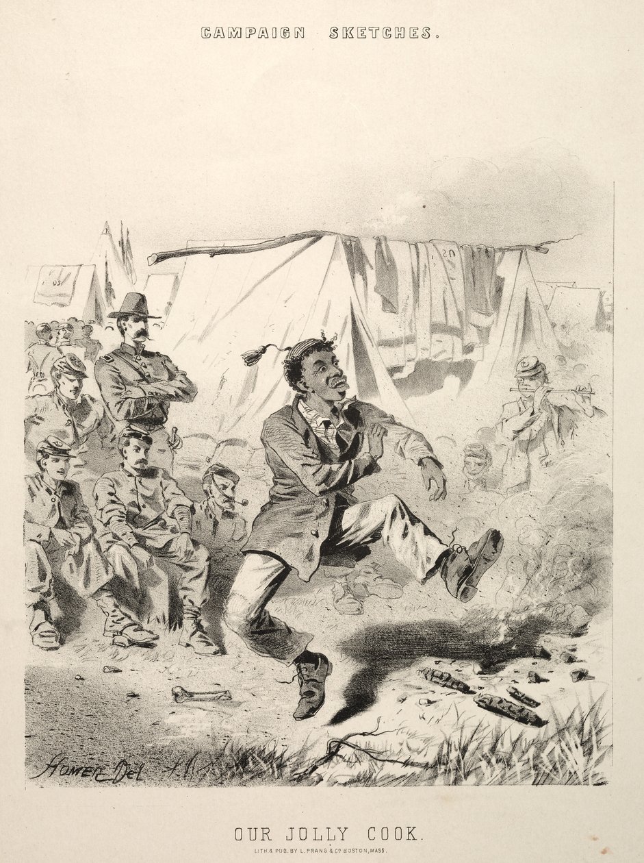 Campagne Schetsen: Onze Vrolijke Kok, 1863 door Winslow Homer