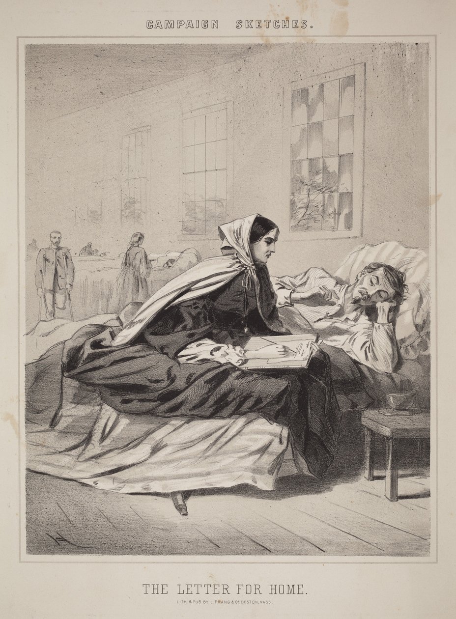Campagneschetsen: De brief naar huis door Winslow Homer