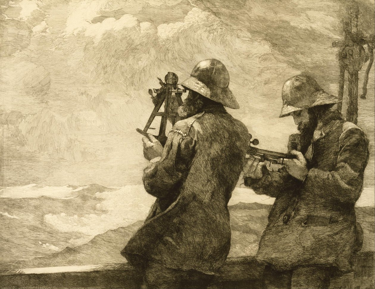 Acht klokken door Winslow Homer