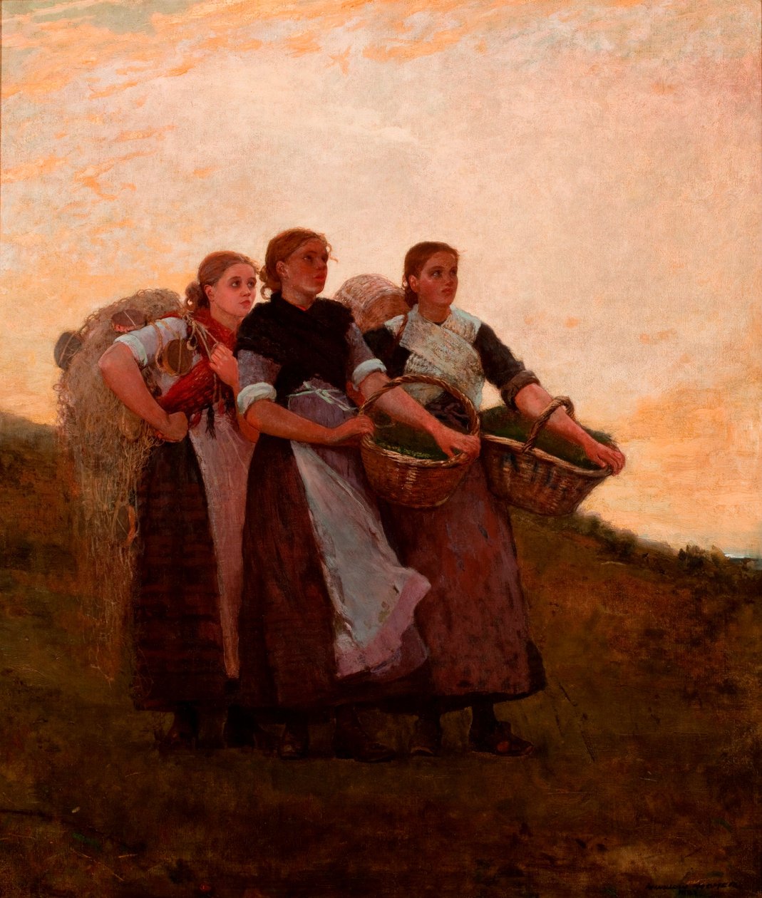 Hoor! De leeuwerik door Winslow Homer