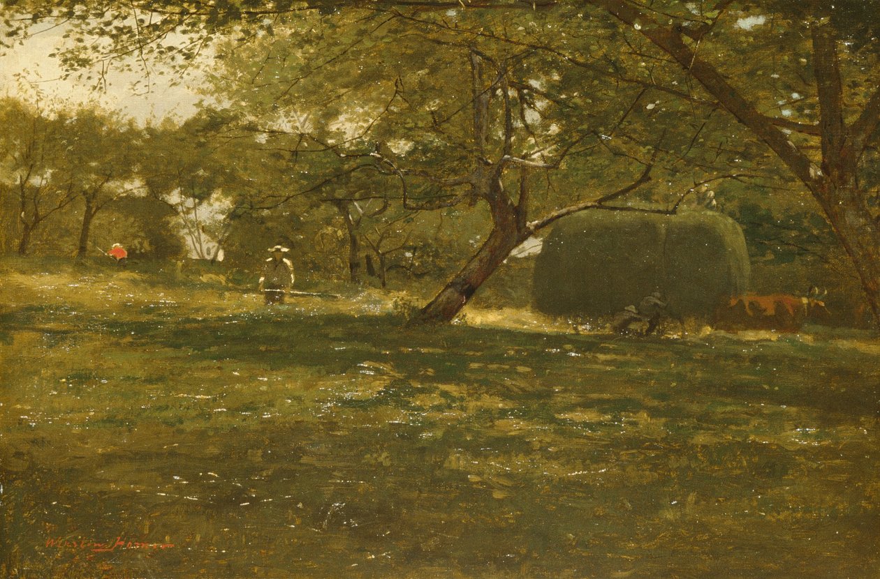 Oogsttafereel door Winslow Homer