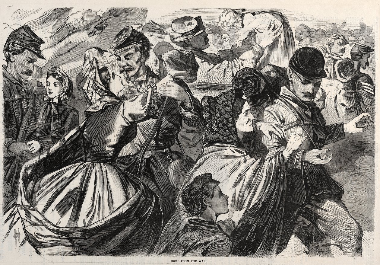 Terug van de oorlog door Winslow Homer