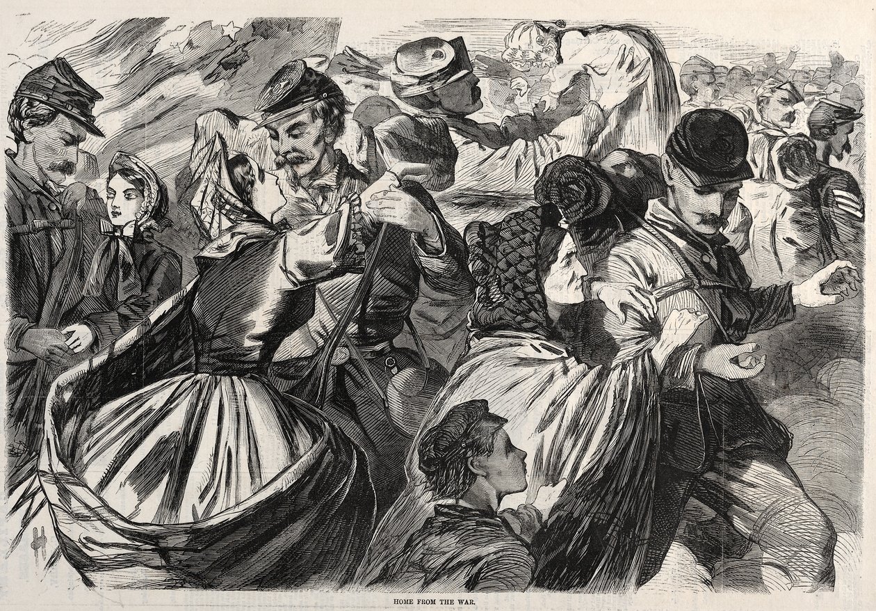 Thuis van de Oorlog door Winslow Homer