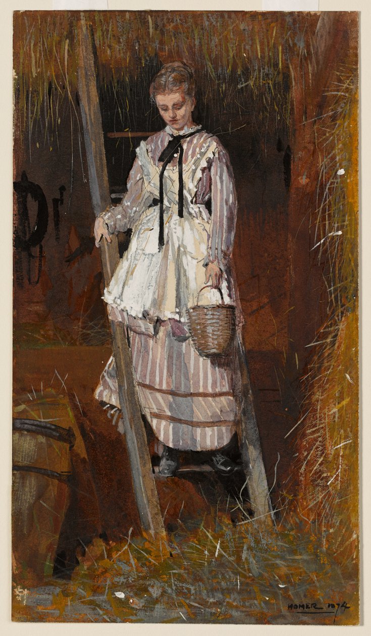 Eieren zoeken door Winslow Homer