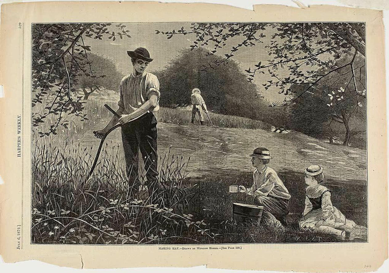 Hooi maken door Winslow Homer