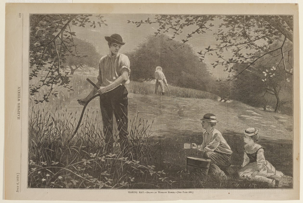 Hooi maken door Winslow Homer