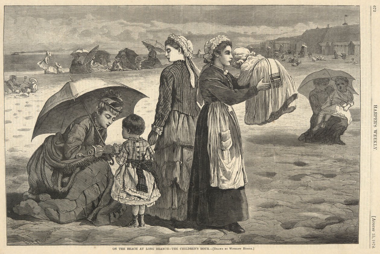 Op het strand bij Long Branch - Het uur van de kinderen, uit Harper
