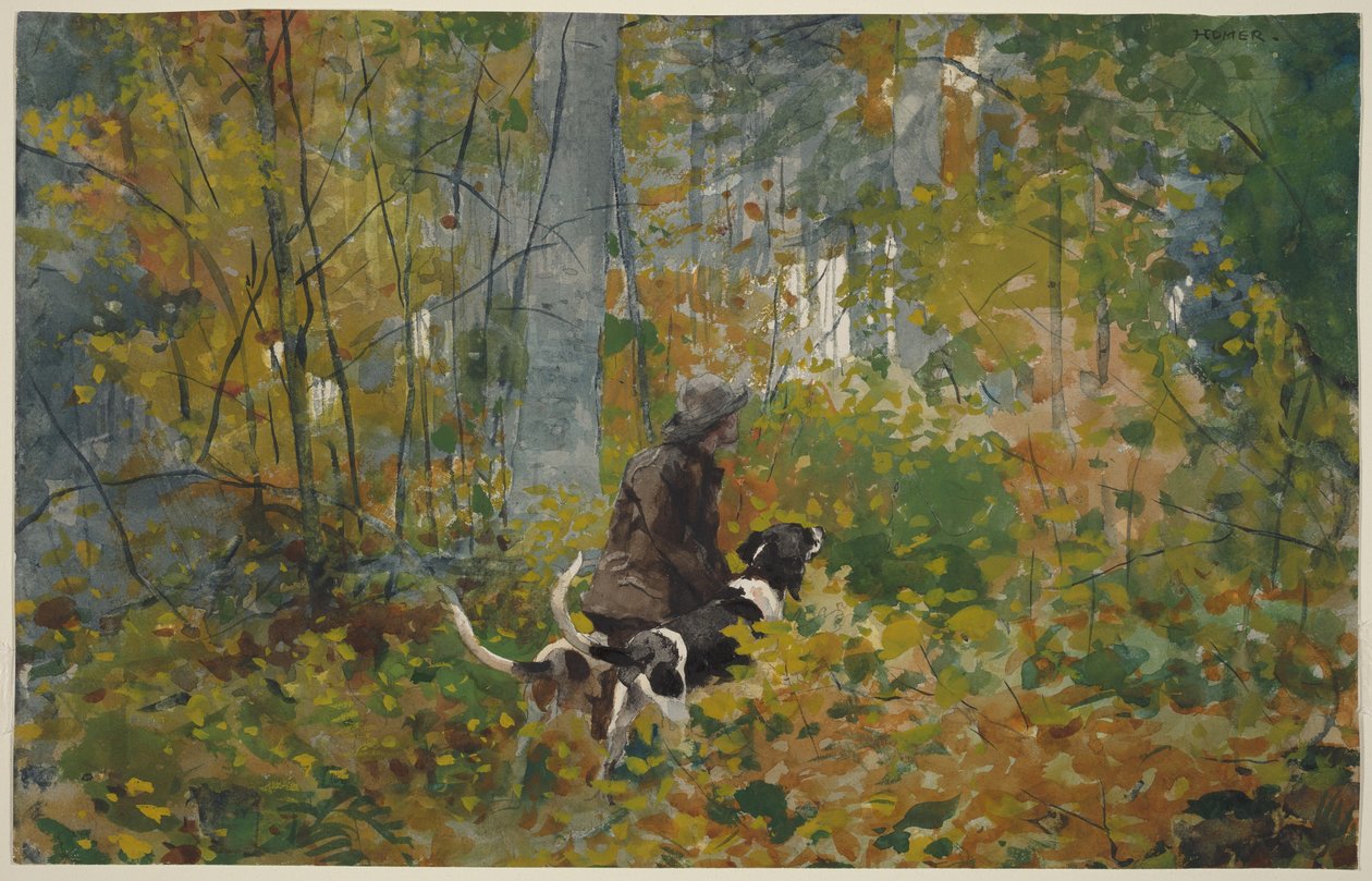 Op het spoor door Winslow Homer