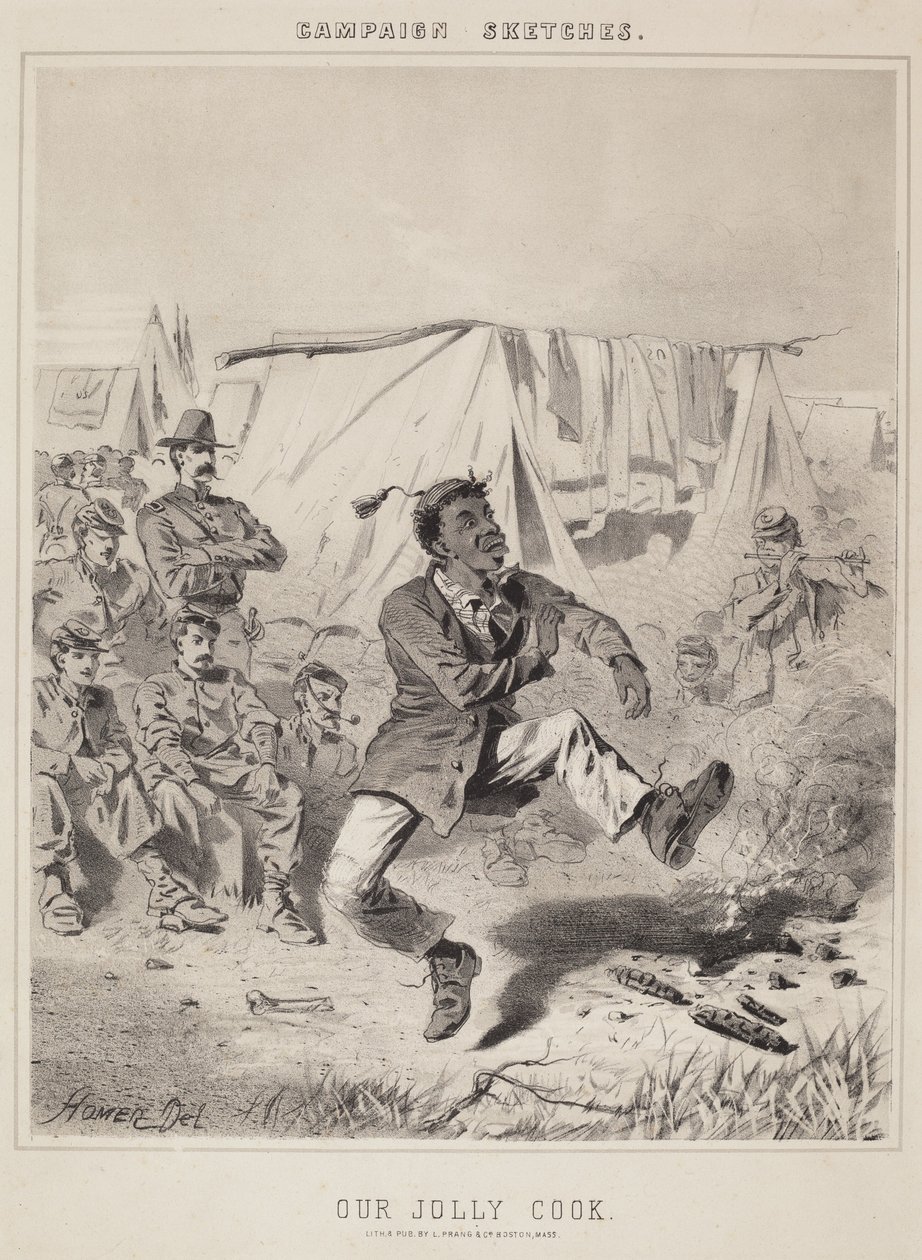 Onze vrolijke kok (Campagneschetsen) door Winslow Homer