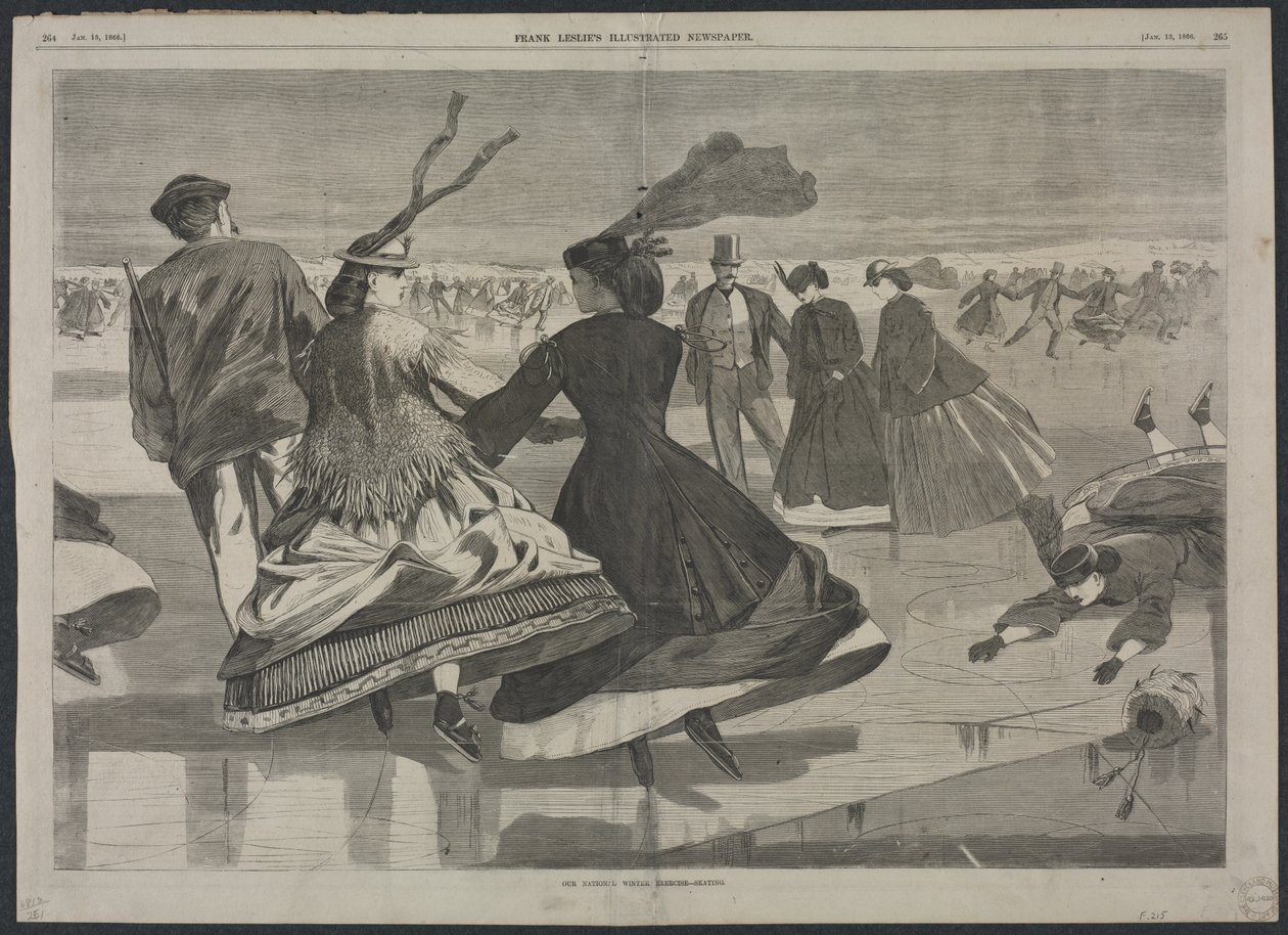 Onze nationale winteroefening - Schaatsen door Winslow Homer