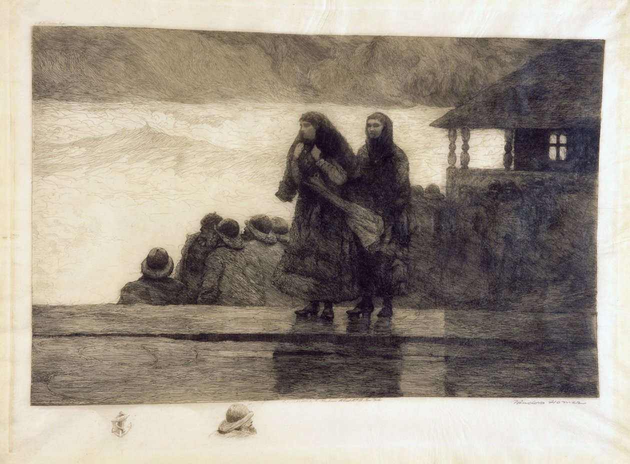 Gevaren van de zee door Winslow Homer