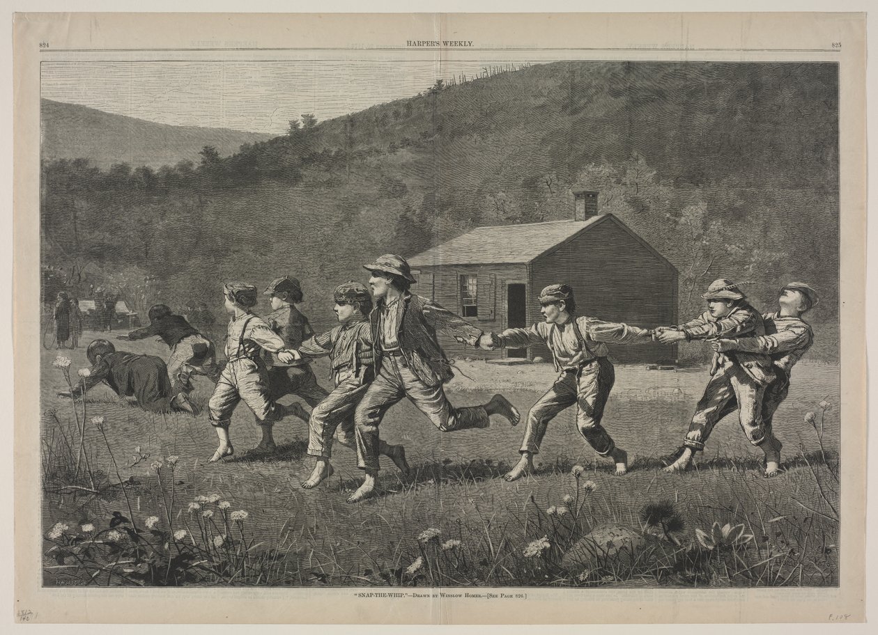 Snap-the-Whip, 1873 door Winslow Homer