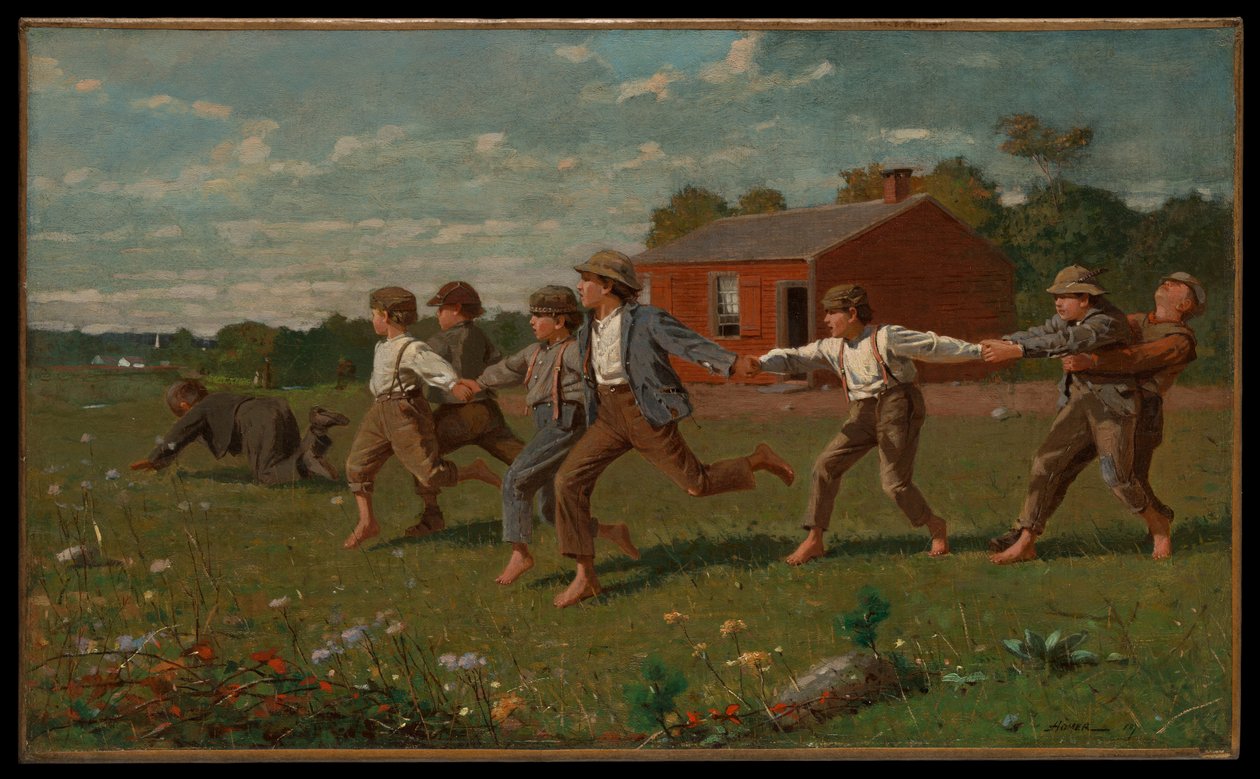 Snap the Whip door Winslow Homer