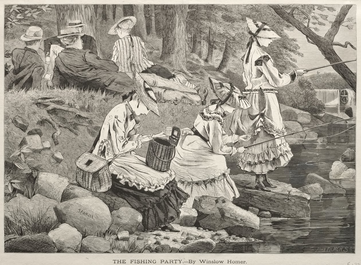 Het visuitje door Winslow Homer