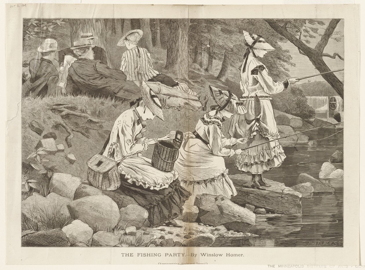 Het visgezelschap door Winslow Homer