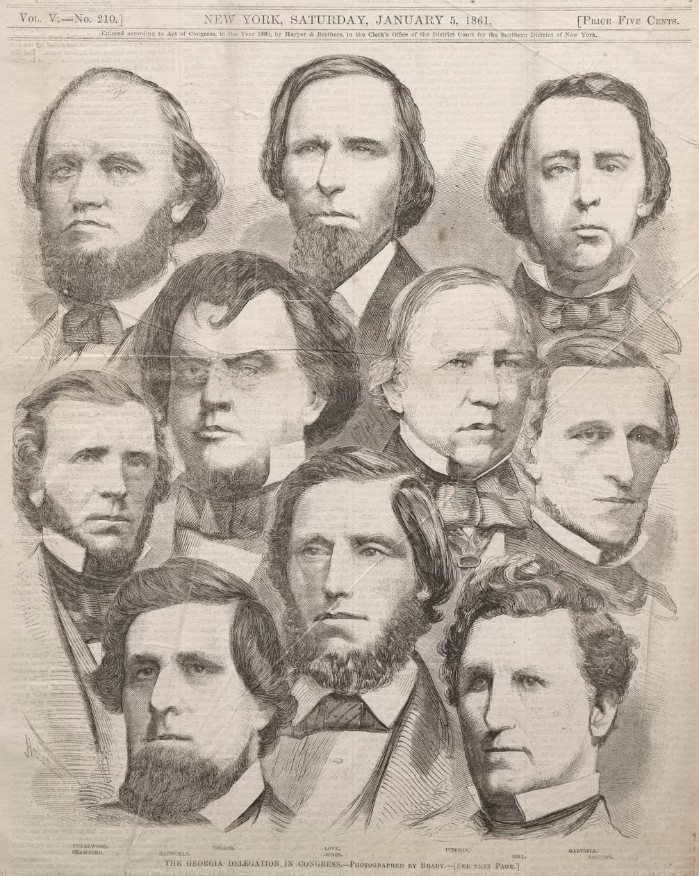 De delegatie van Georgia in het Congres door Winslow Homer