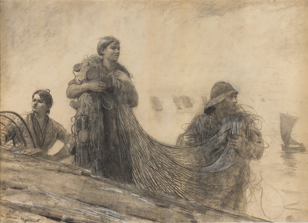 Het zalognet door Winslow Homer
