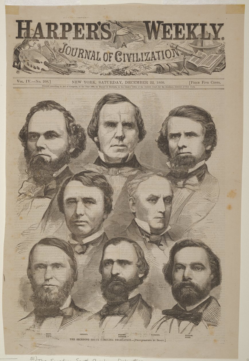 De zich afscheidende delegatie van South Carolina door Winslow Homer