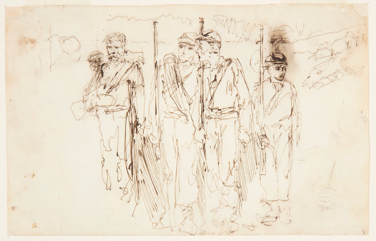 De Wandelende Gewonden door Winslow Homer