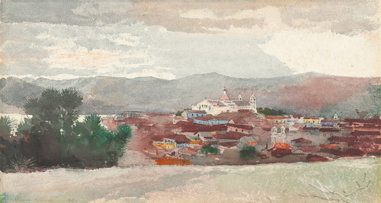 Uitzicht op Santiago de Cuba door Winslow Homer