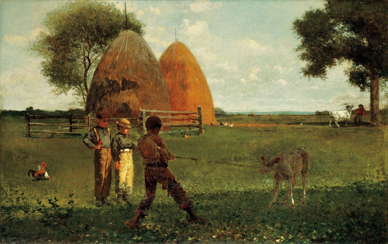 Het kalf spenen door Winslow Homer