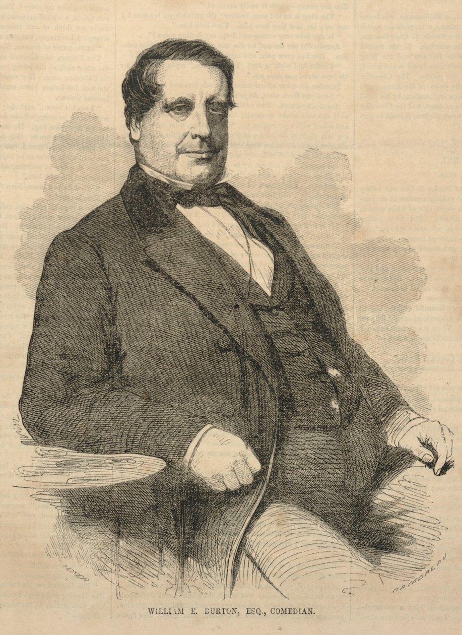 William E. Burton, Esq., komiek, uit Ballou