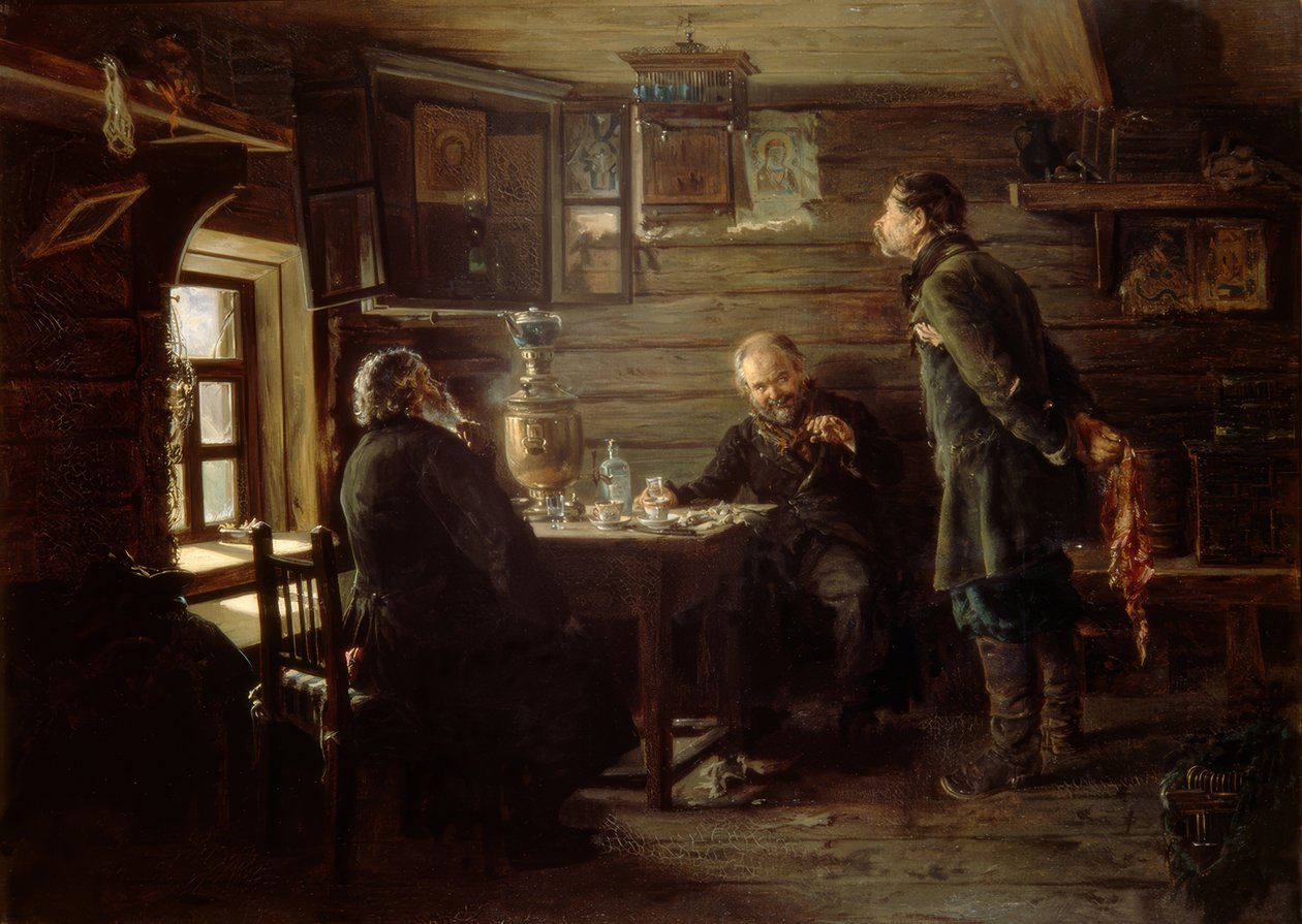 De Minnaar van de Nachtegalen door Wladimir Jegorowitsch Makowski